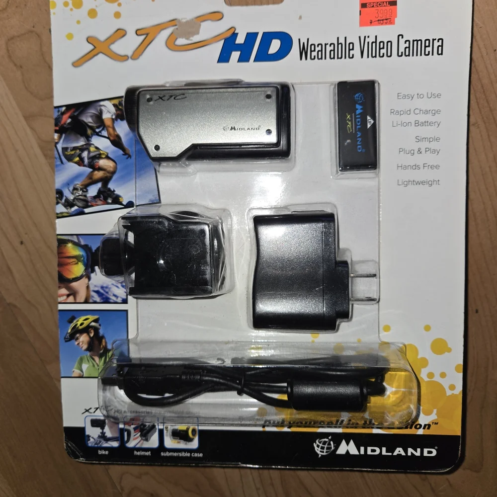 Midland XTC HD Wearable Video Camera - Silver